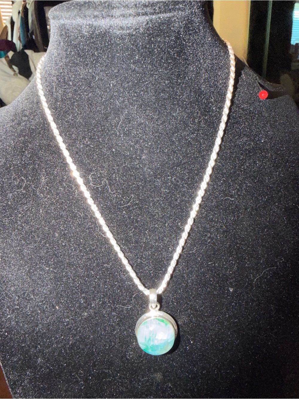 Sterling & Moonstone Necklace